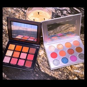Ace Beaute scarlet dusk and PUR festival eyeshadow